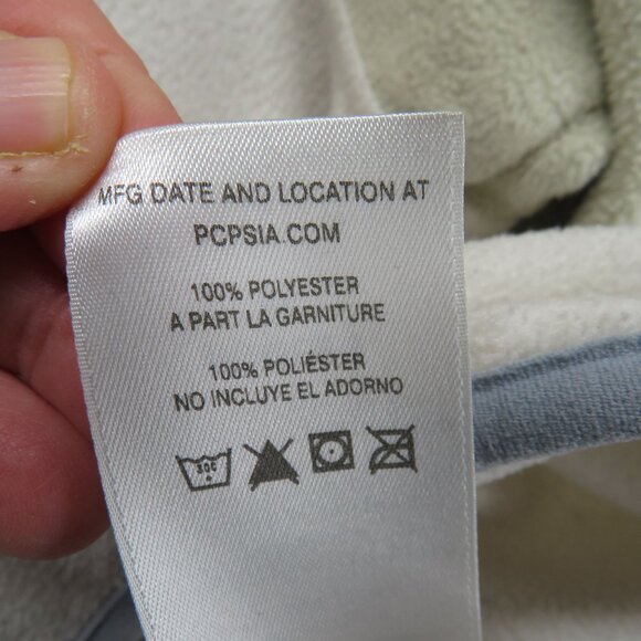 Patagonia Sweatshirt Womens Size XL Synchilla Snap Fleece Pullover Beige FLAW - Picture 8 of 11